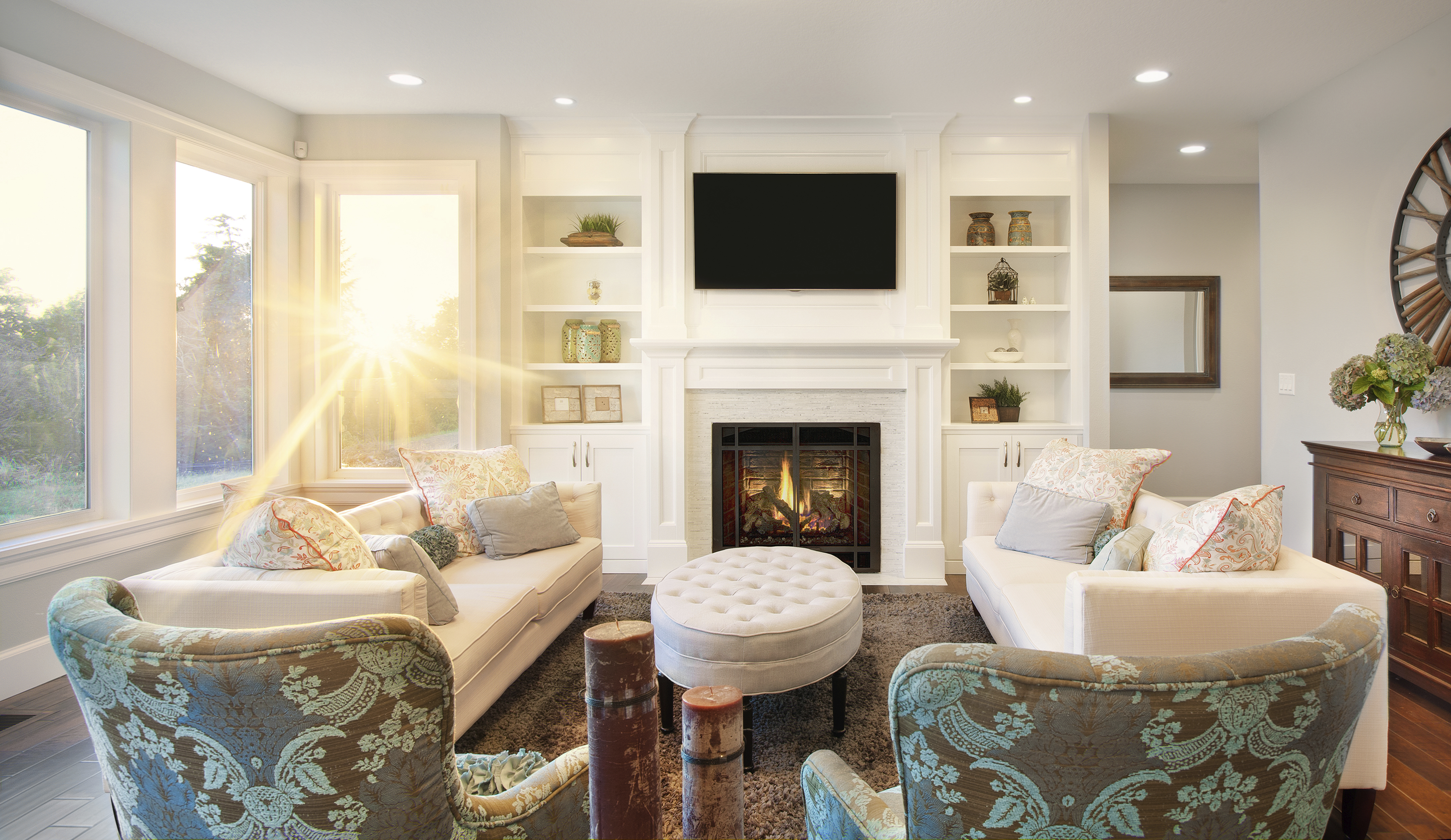 Organized Living Room - Chaos to Order - Chicago Professional ...